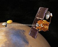 2001 Mars Odyssey над Марсом